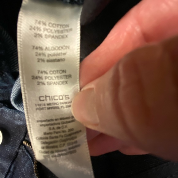 Ladies Chico’s Denim Capri Size 0 - Picture 6 of 6